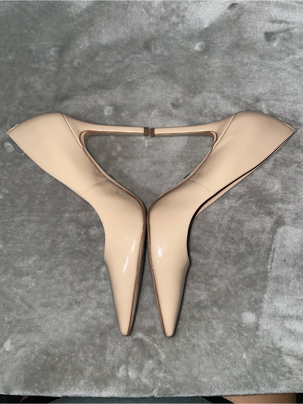 Sam Edelman Hazel Nude Pointed Toe Pumps Classic Stiletto Heels Size 9 With Box - Picture 3 of 11
